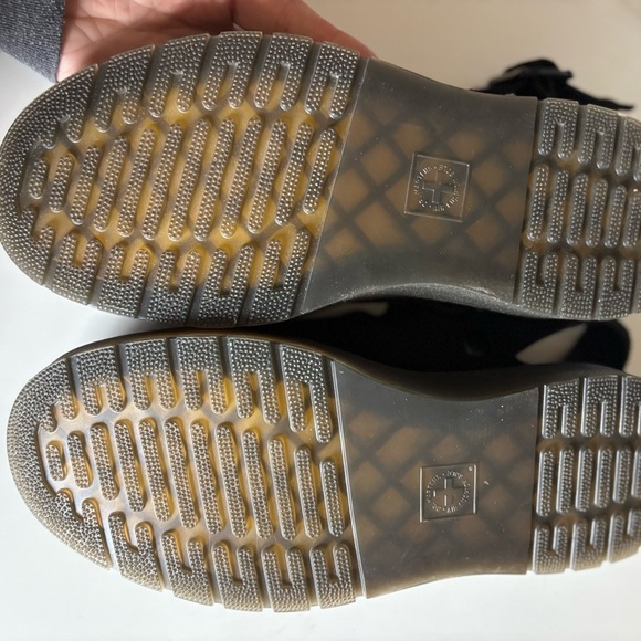 NEW Dr. Martens Black Suede Carlson Mules Clogs Sz 39/ 8 Black - Picture 3 of 4